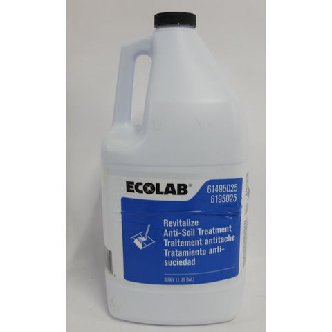 Ecolab 61495025 1- Gallon Revitalize Anti-Soil Treatment, Case of 4 (see notes) -