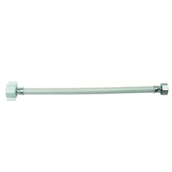 BrassCraft V8-12DL F 1/2" FIP x 7/8" Ballcock Nut x 1' Vinyl Toilet Connector -