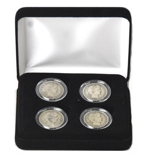 First Commemorative Mint Barber Quarter Mint Mark Collection -