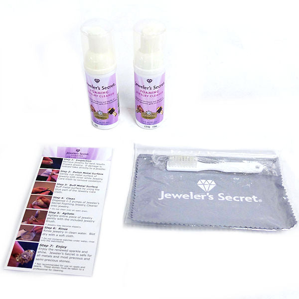Jeweler's Secret Foaming Jewelry Cleaner Kit -
