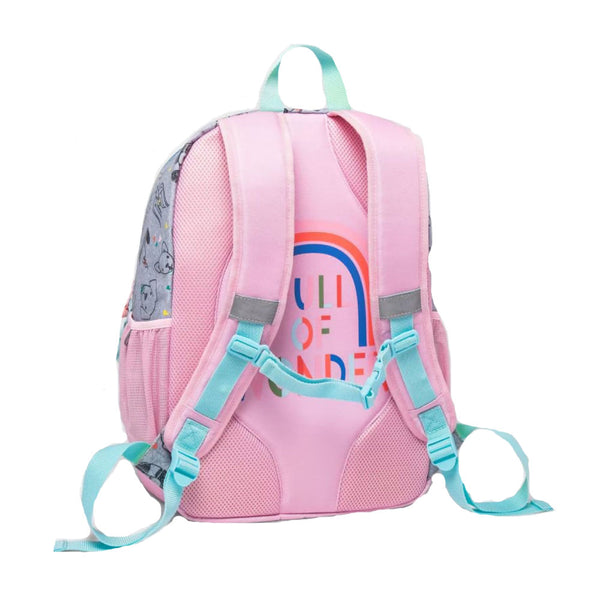 Cat & Jack Puppy Dog 17 Kid's Backpack with Laptop Pocket - Pink/Grey