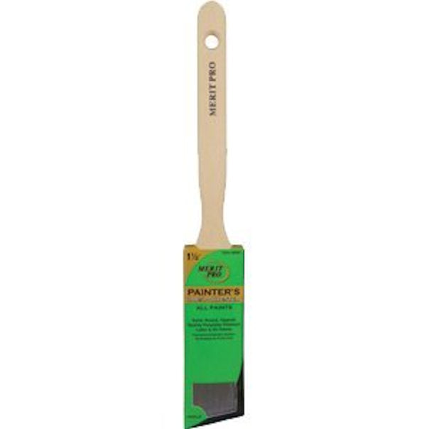 MERIT PRO 00081 1-1/2" Painter's Professional Angle Sash Brush -