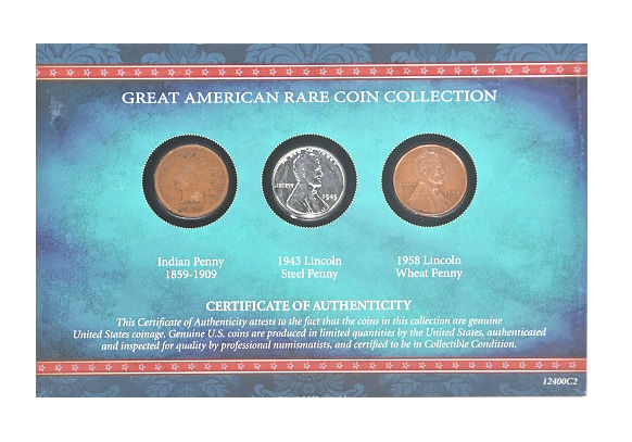 Great American Rare Coin Collection: Penny Collection from 1859-1958 -