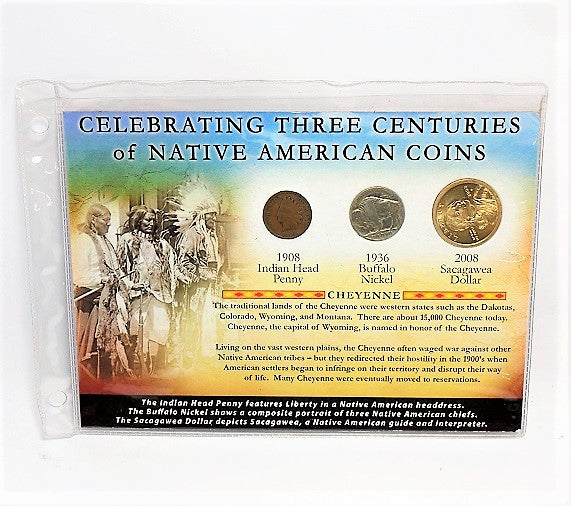 First Commemorative Mint Three Centuries of Native American Coins - Set 1 -