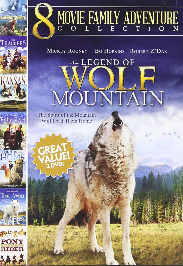 8-Movie Family Adventure Collection 3 DVD Kansas, Legend of the Ruby Silver.. -