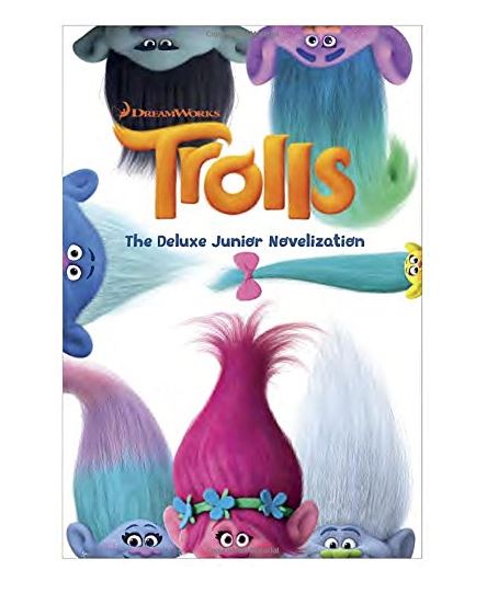 Dreamworks TROLLS: The Deluxe Junior Novelization Hardcover Book -