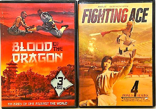 Blood of the Dragon/Militat Eagle/Fighting Ace/The Crippled Master DVD -