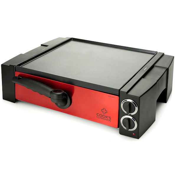 Cook s Companion Multi Function Oven Griddle Kabob Cooking Station Red