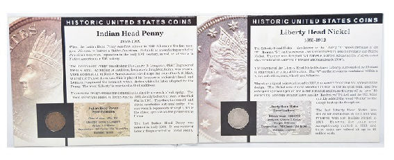 The Morgan Mint Liberty Head Nickel & Indian Head Penny -