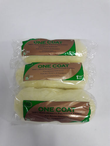 MERIT PRO 00104 9" x 1-1/4" One Coat Roller Cover - 3 Pack -