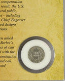 First Commemorative Mint America's Liberty Nickel 1883-99 & Barber Dime 1892-99 -
