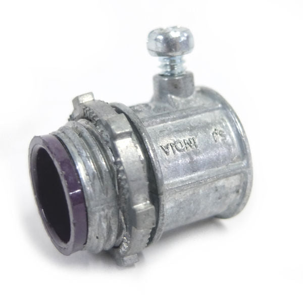 Hubbell-Raco 1/2" Insulated Set Screw Connector 2634 (50-Pack) -