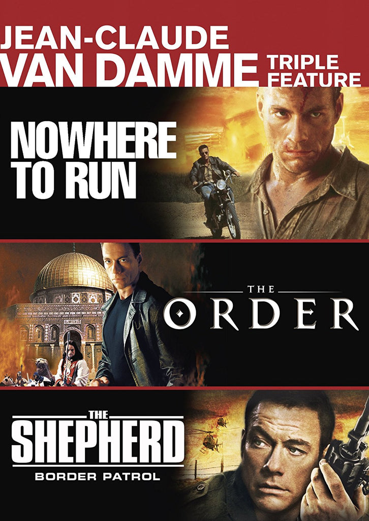 Jean-Claude Van Damme Triple Feature DVD Charlton Heston -