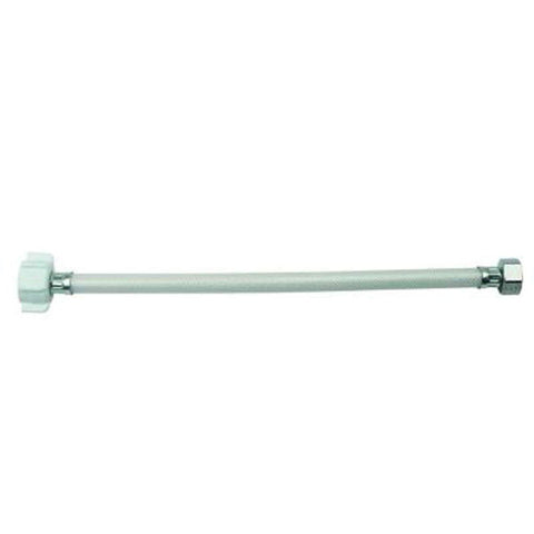 BrassCraft V8-12DL F 1/2" FIP x 7/8" Ballcock Nut x 1' Vinyl Toilet Connector -