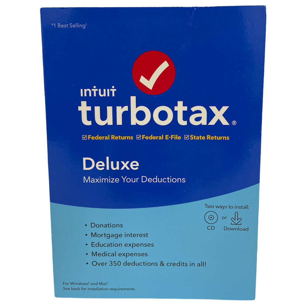TurboTax - Deluxe Federal + State 2019 -
