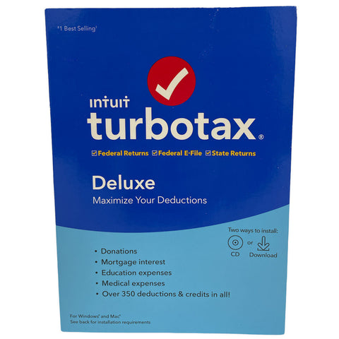 TurboTax - Deluxe Federal + State 2019 -