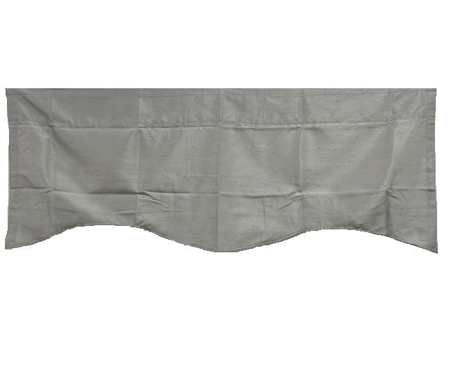 Sun Zero Antique Satin Valance in Harbor 50" X 20" -