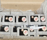 Lot of 12 Sets of Women's Flower of The Month May Necklace & Trinket Box -
