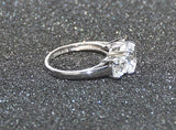 Lot of 42 Pieces Women's White Topaz Ring Size # 7 -