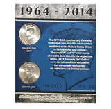 First Commemorative Mint 2014 50th Anniversary Kennedy Half Dollar -