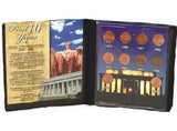 Three First Commemorative Mint Lincoln Penny Collections: Wheat, Memorial, WWII -