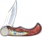 American Coin Treasure Liberty Nickel Pocket Knife -
