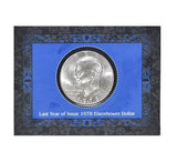 American Coin Treasure 1978 Last Year of Issue Eisenhower Dollar -