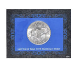 American Coin Treasure 1978 Last Year of Issue Eisenhower Dollar -