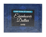 American Coin Treasure 1978 Last Year of Issue Eisenhower Dollar -