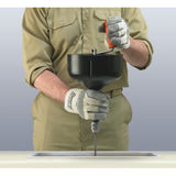 General Wire D-25-8 Hand-Held Drain Cleaner w/1/4" x 25' Cable with Regular Head -