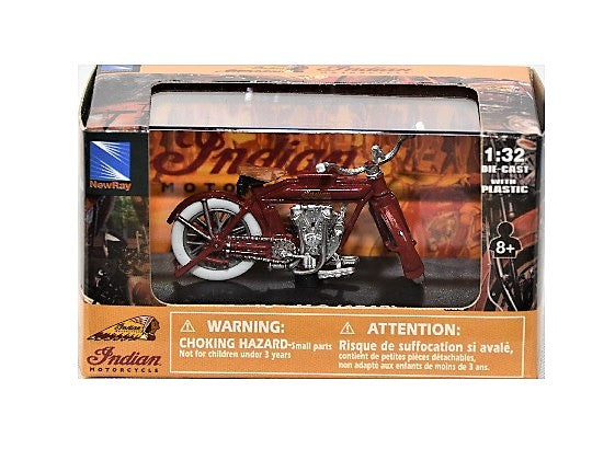 New Ray Indian Motorcycle Indian V-2 (1912) in Red -