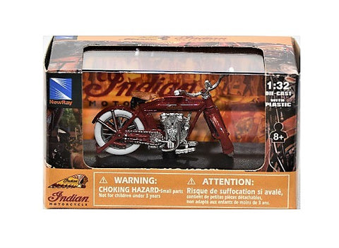 New Ray Indian Motorcycle Indian V-2 (1912) in Red -