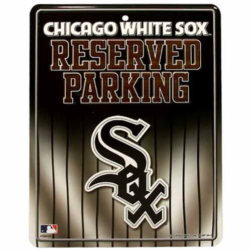 Rico MLB Chicago White Sox Hi-Res Metal Parking Sign -