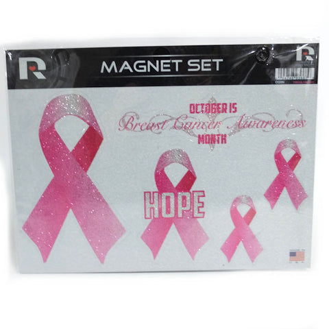 Breast Cancer Awareness Glitter Magnetic Set -