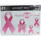 Breast Cancer Awareness Glitter Magnetic Set -