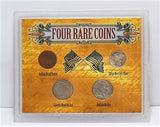 United States Four Rare Coins with Case -