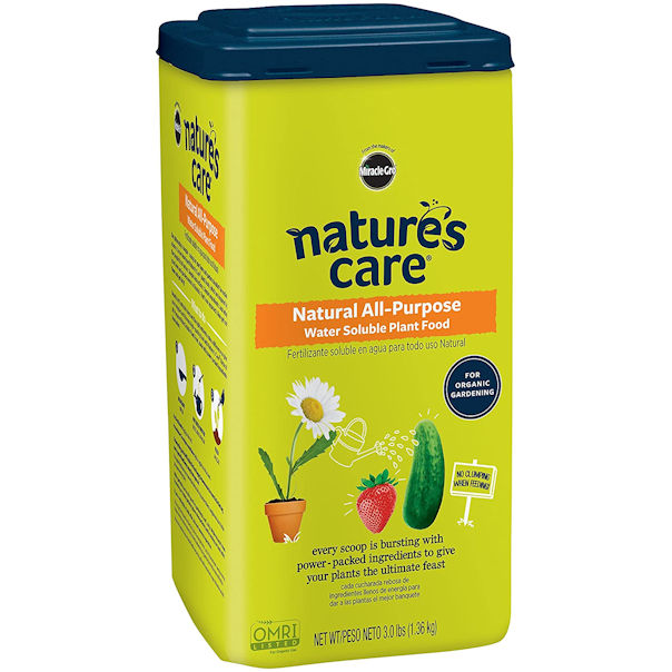 Nature's Care Natural All-Purpose Water Soluble Plant Food, 3 lbs - 6 Pack -