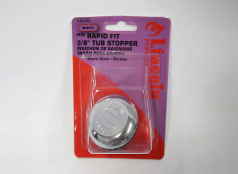 Lincoln Products 102082 Products 3/8" Rapid Fit Drain Stopper -
