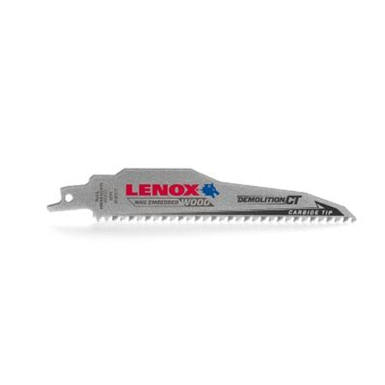 LENOX 1832118 6-in 6-TPI Demolition Reciprocating Saw Blade -