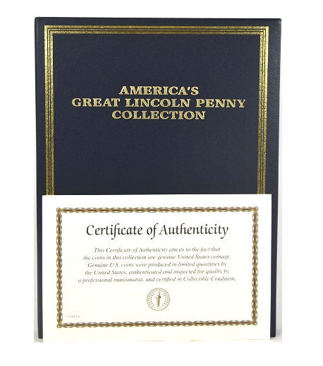 American Coin Treasures America's Great 1909-2017 Lincoln Penny Collection -