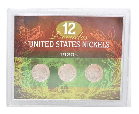 American Coin Treasure 12 Decades of United States 1920S Nickels -