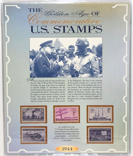 American Coin Treasure 1944 The Golden Age of Commemorative U.S. Stamps -