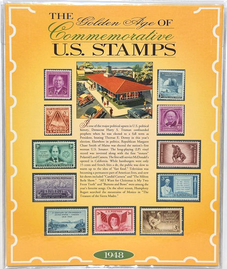 American Coin Treasure 1948 The Golden Age of Commemorative U.S. Stamps -
