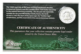 First Commemorative Mint 1950'S Franklin Silver Half Dollar -
