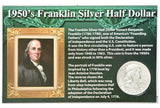 First Commemorative Mint 1950'S Franklin Silver Half Dollar -