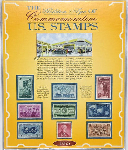 American Coin Treasure 1955 The Golden Age of Commemorative U.S. Stamps -