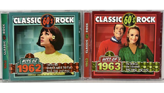 Classic 60's Rock Hits of 1962 & 1963 Set of 2 CDS -