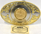 FCM 2013 Liberty Dollar (Treaty With The Delawares 1778)  Belt Buckle -