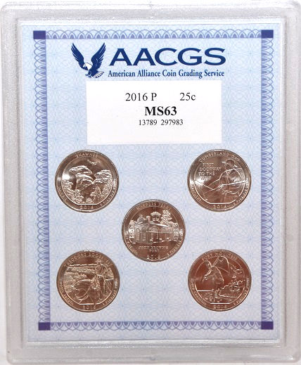 American Coin Treasure 2016 United States National Quarters Collection -