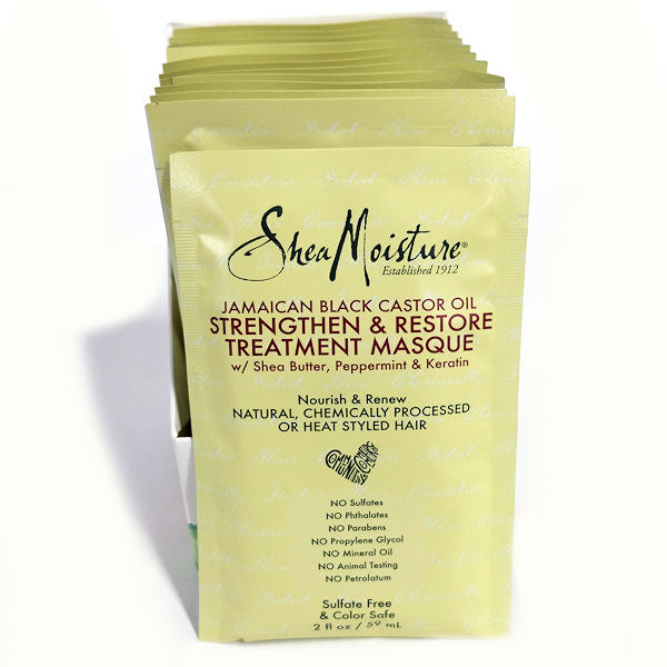 12-Pack Shea Moisture Jamaican Black Castor Oil Strengthen & Restore Treatment -